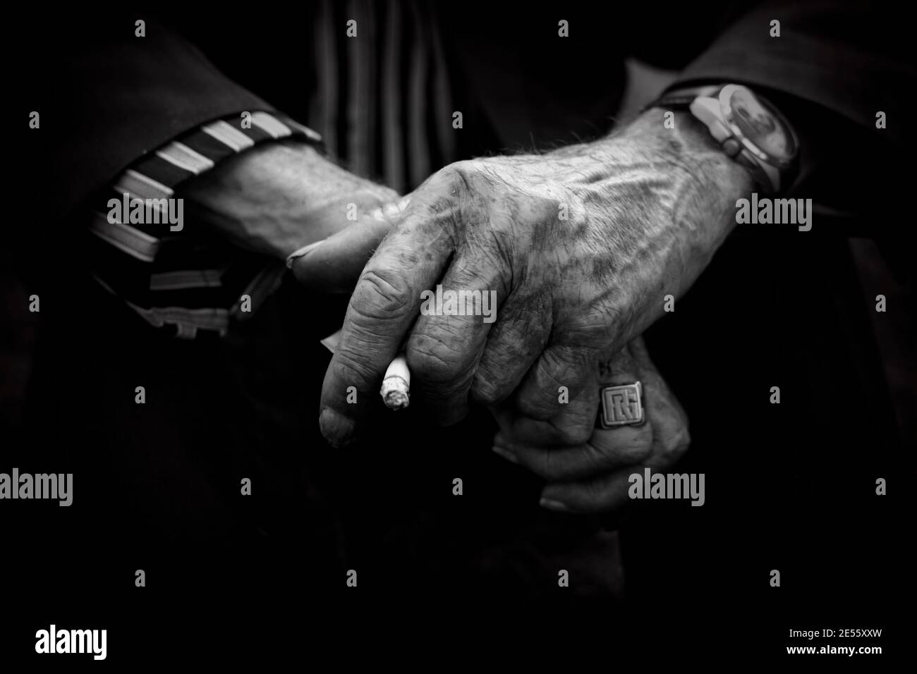 Oswiecim, Polen - 2. August 2014 : 70. Jahrestag der Liquidation des "Zigeunerlagers" im Staatlichen Muzeum Auschwitz-Birkenau in Oswiee Stockfoto