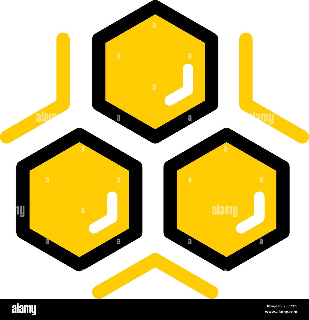 Honey Umrisssymbol Stock Vektor