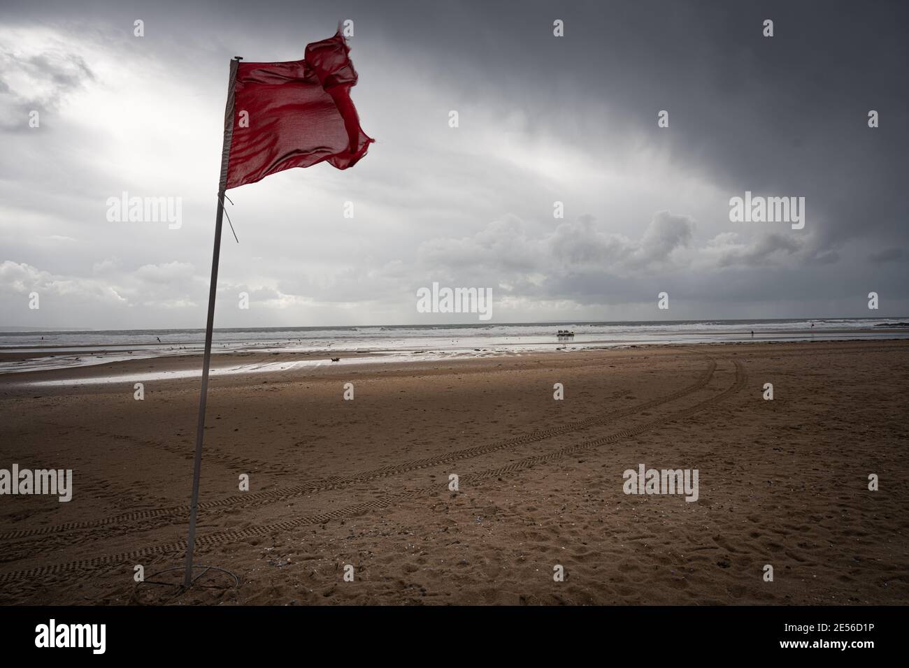 Beachflag Stockfoto