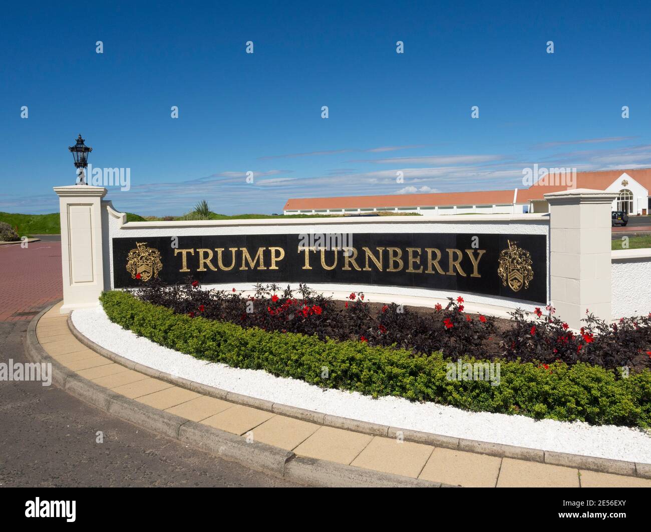 Der Trump Turnberry Golf Course in Ayrshire in Schottland. Stockfoto