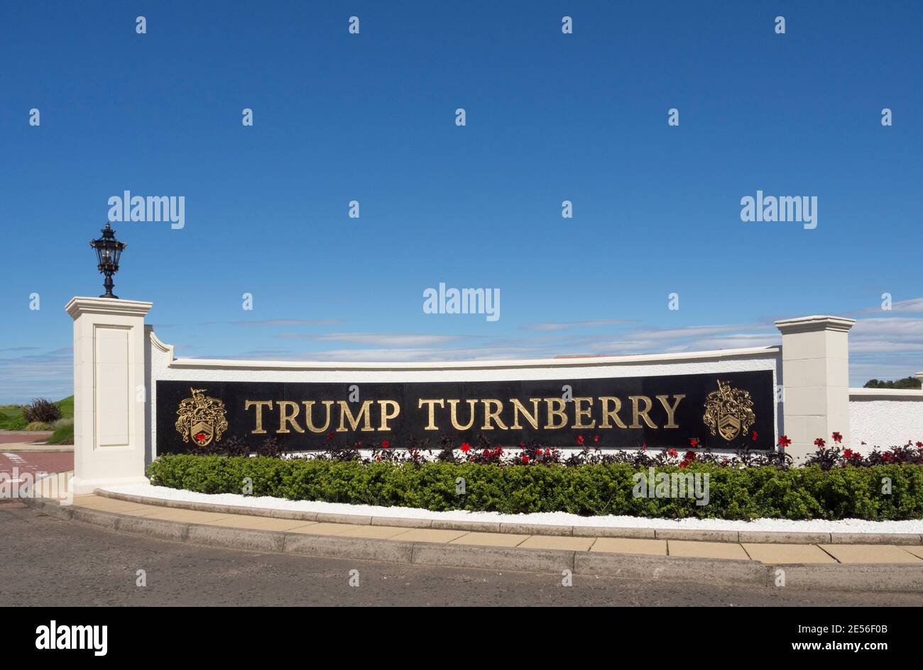 Der Trump Turnberry Golf Course in Ayrshire in Schottland. Stockfoto