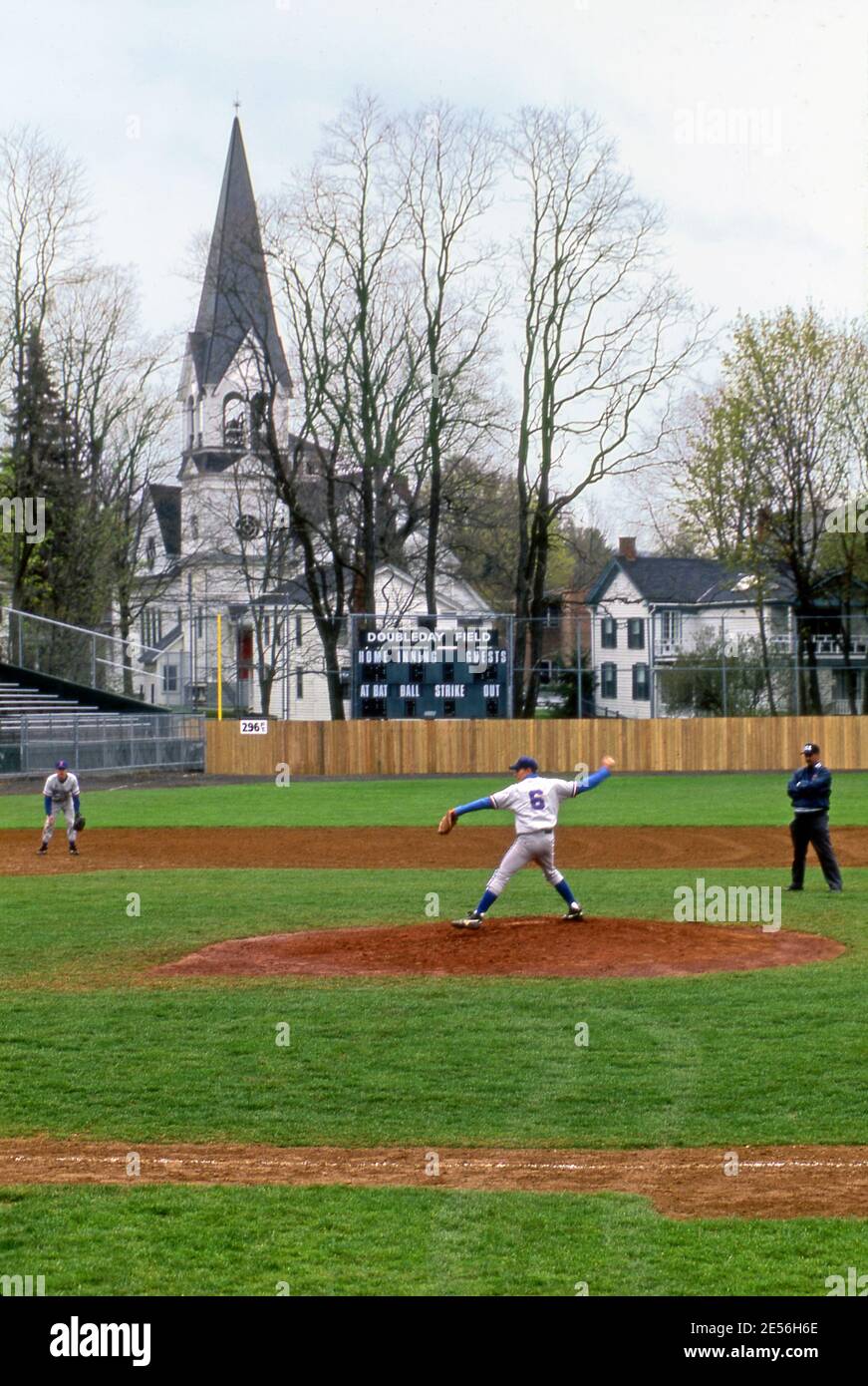 Doubleday Field, Cooperstown, New York Stockfoto