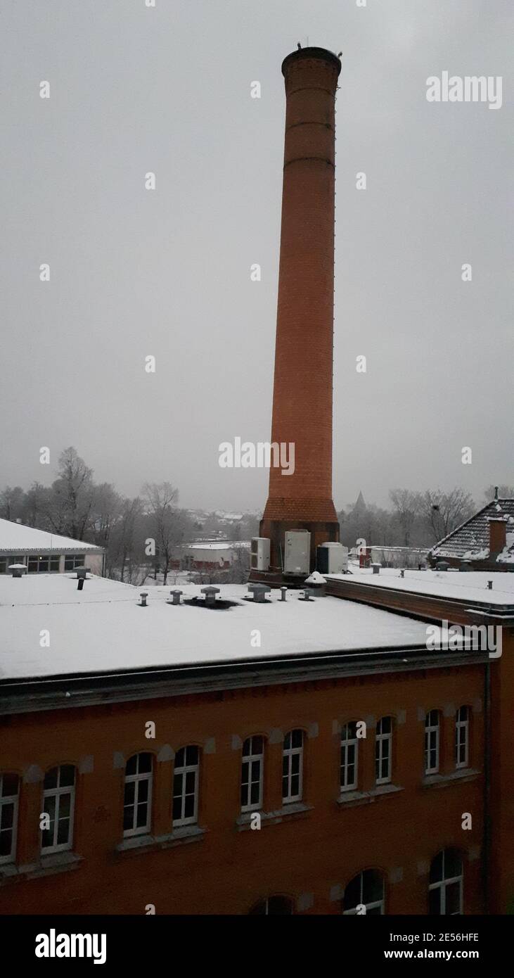 Das Klinikum Görlitz ist ein Krankenhaus der Schwerpunktsversorgung in der Stadt Görlitz in der Oberlausitz. Stockfoto