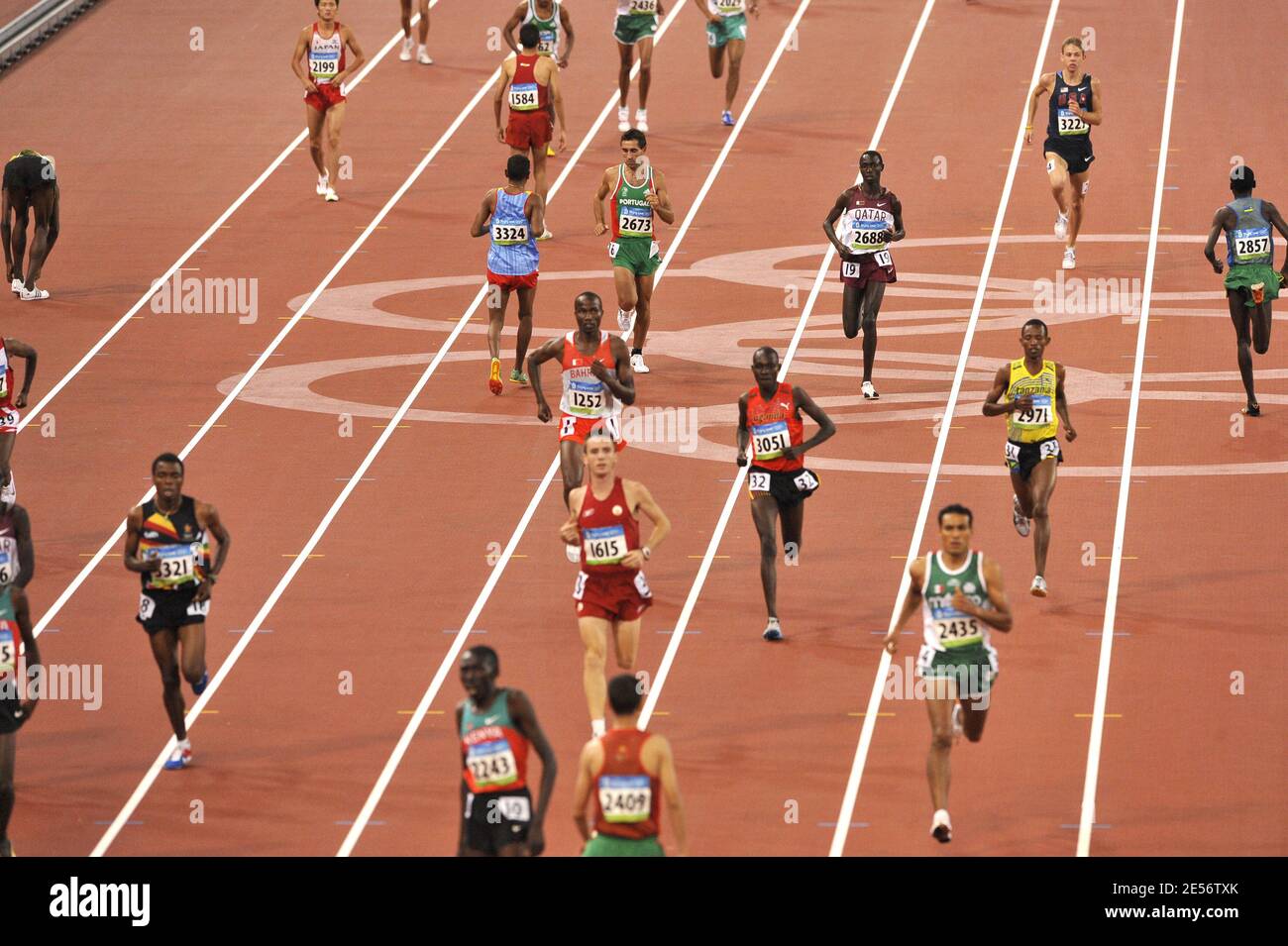 Die Äthiopierin Kenenisa Bekele ist die Olympiasiegerin beim Tag der Olympischen Spiele 2008 in Peking am 17. August 2008. Foto von Willis Parker/Cameleon/ABACAPRESS.COM Stockfoto
