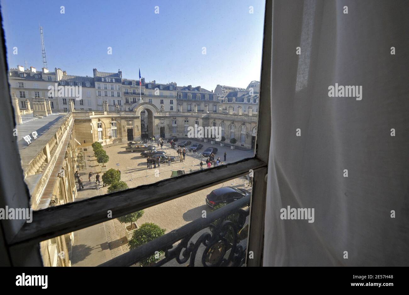 Atmosphäre im Elysee Palace während der 'Les Journees du Patrimoine' in Paris, Frankreich am 20. September 2008. Foto von Christophe Guibbaud/ABACAPRESS.COM Stockfoto