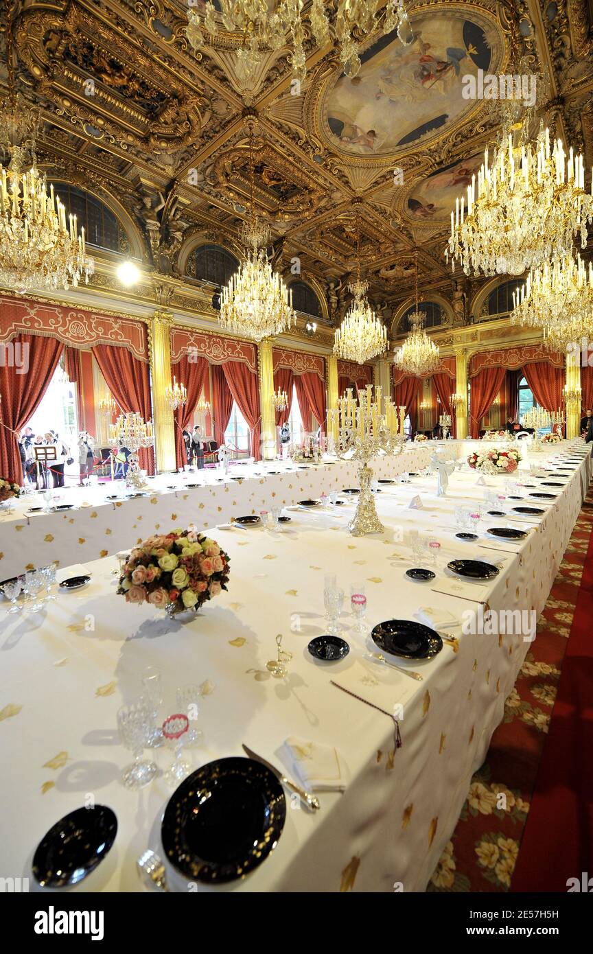 Atmosphäre im Elysee Palace während der 'Les Journees du Patrimoine' in Paris, Frankreich am 20. September 2008. Foto von Christophe Guibbaud/ABACAPRESS.COM Stockfoto