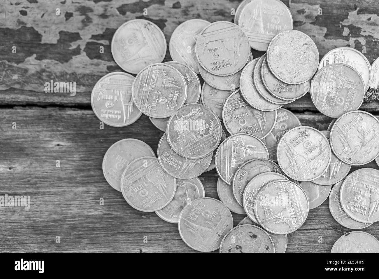 Geldwachstum Hinterlassen Sie Ihr Budget für Investitionen in die Zukunft Stockfoto