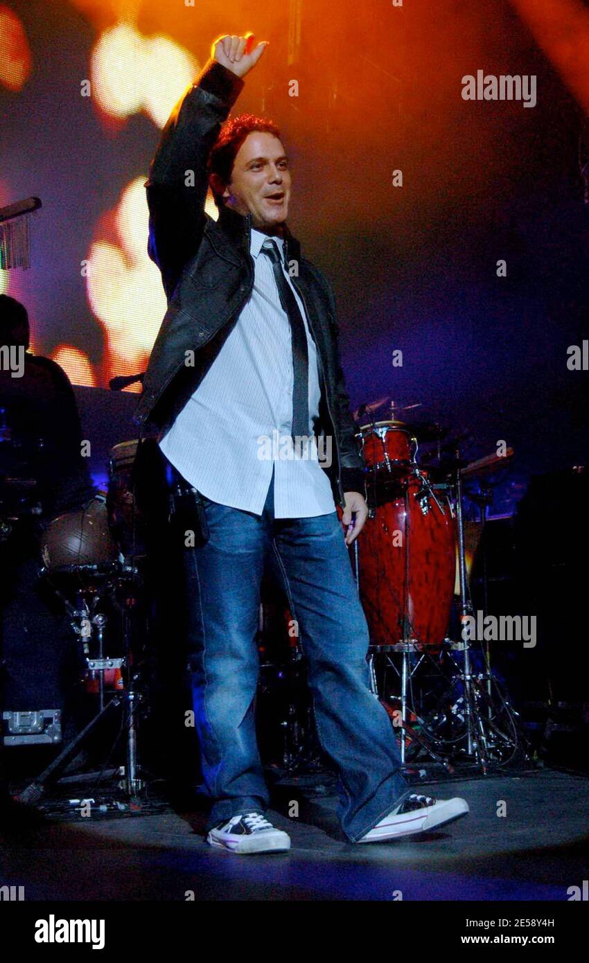 Alejandro Sanz tritt im Pearl Theatre, Palms Hotel und Casino auf. Las Vegas, NV. 11/20/07. [[cas]] Stockfoto