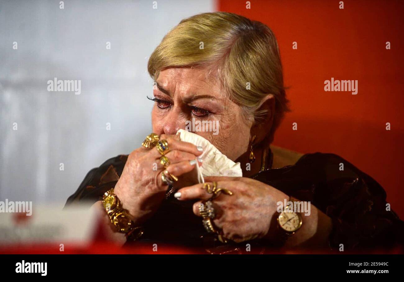 XALAPA, MEXIKO - 25. JANUAR: Die mexikanische Sängerin Francisca Viveros Barradas, bekannt als "Paquita la del Barrio", wird am 25. Januar 2021 in Xalapa, Mexiko, als Vorkandidat für die Movimiento Ciudadano Partei als lokale Abgeordnete für die Gemeinde Misantla, Veracruz, registriert. Bild: Oscar Martinez/Eyepix Group/The Photo Access Stockfoto