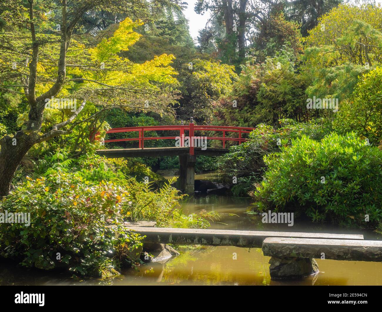 Kubota Garden ist ein 20-Acre (81,000 m²) japanischer Garten im Rainier Beach Viertel von Seattle, Washington. Hauptmerkmale des Kubota-Gartens i Stockfoto