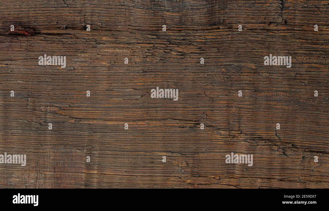 Alte braune Holzstruktur Hintergrund Stockfoto