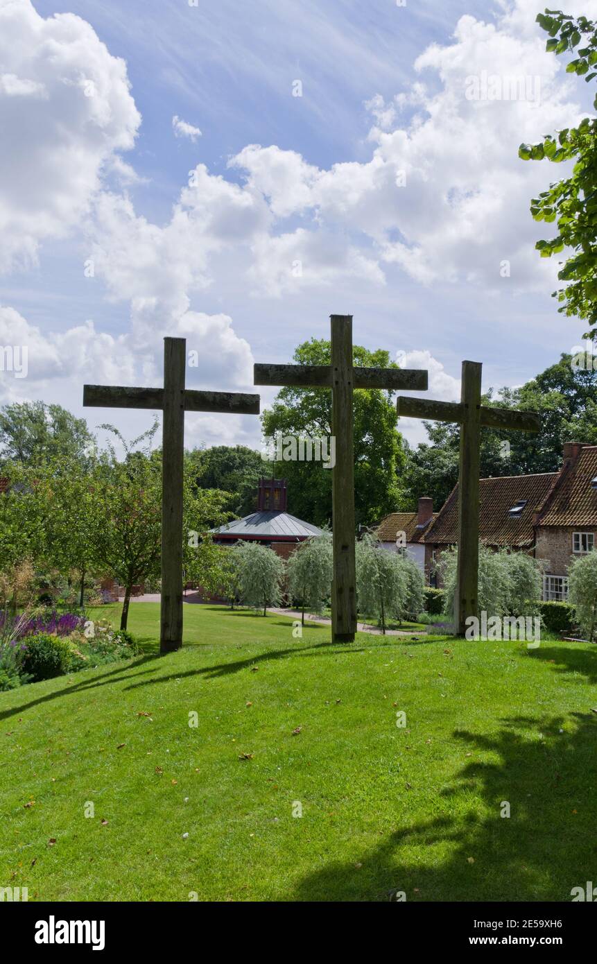 Die Kirche des Heiligtums unserer Lieben Frau von Walsingham, Little Walsingham, Norfolk, Großbritannien Stockfoto
