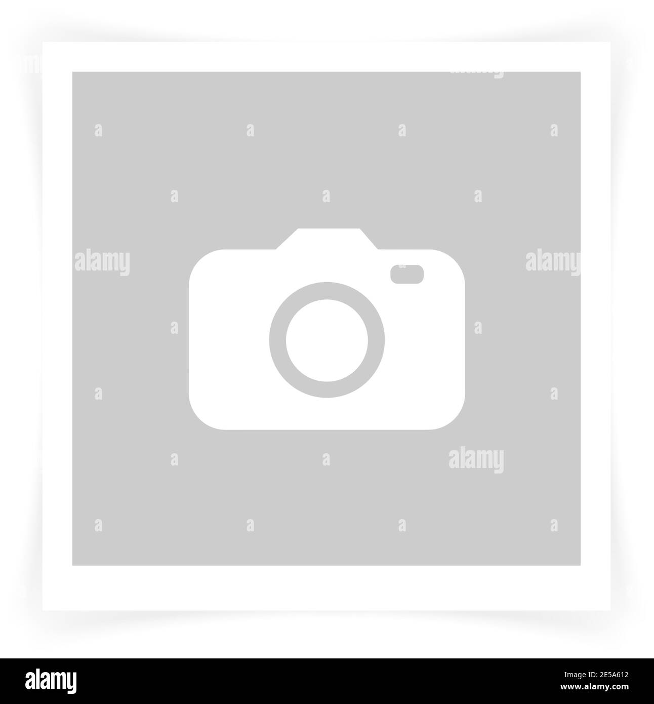 Retro-Bilderrahmen mit Schatten. Vektorgrafik Stock Vektor