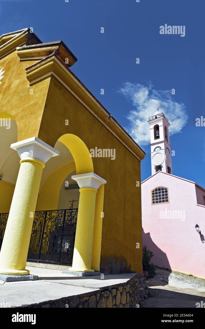 kirche von Annonciation im Zentrum der Stadt, Frankreich, Korsika, Corte Stockfoto