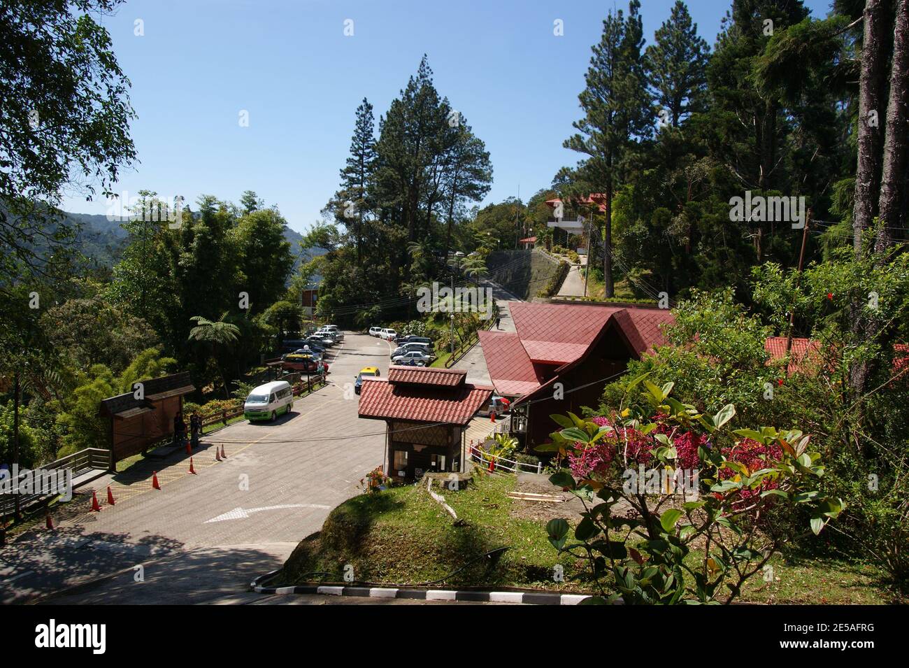 Kinabalu Park Office. Hauptverwaltung Von Sabah Parks. Kinabalu Park Hauptquartier. Kinabalu National Park, Sabah, Borneo, Malaysia Stockfoto