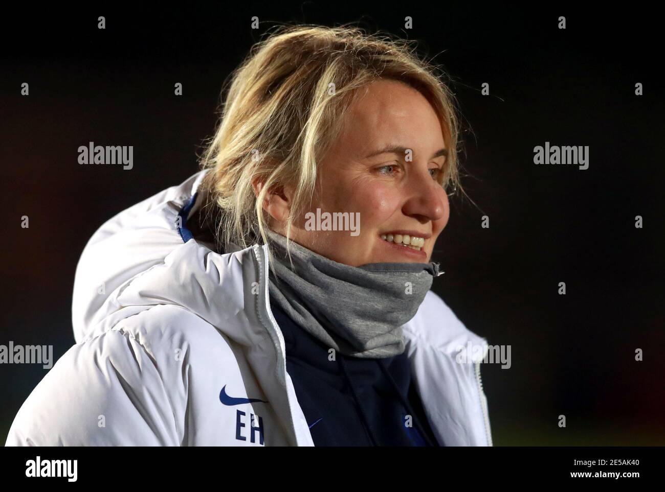 Aktenfoto vom 12-02-2020 der Chelsea-Managerin Emma Hayes. Ausgabedatum: Mittwoch, 27. Januar 2021. Stockfoto