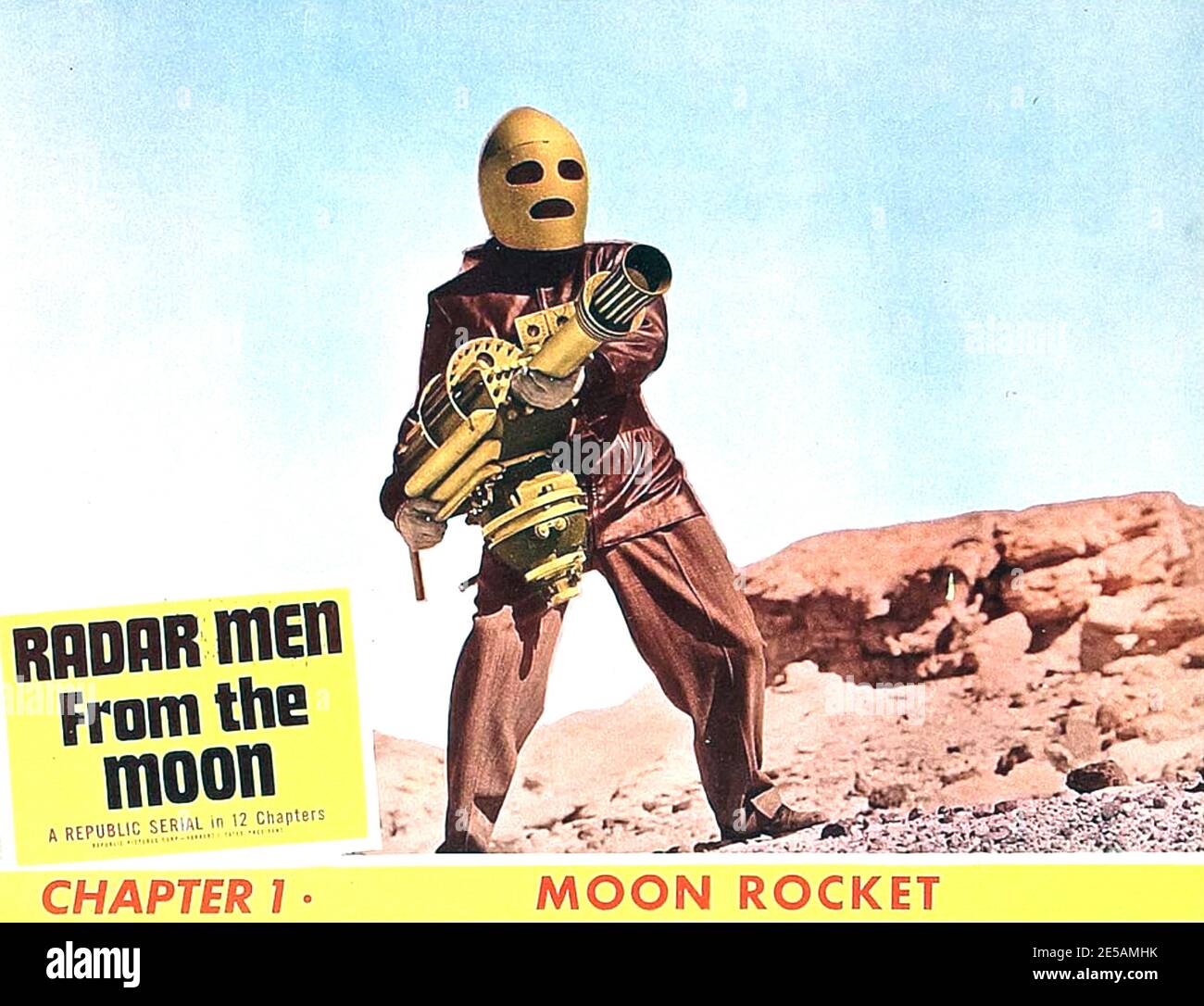RADAR MEN FROM THE MOON 1952 Republic Pictures' 12-teilige Filmserie in bw. Stockfoto