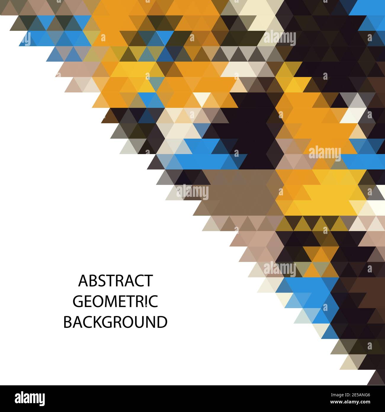 Abstrakte Vektorgrafik. Geometrisch gefärbter Hintergrund. Polygonaler Stil. eps 10 Stock Vektor