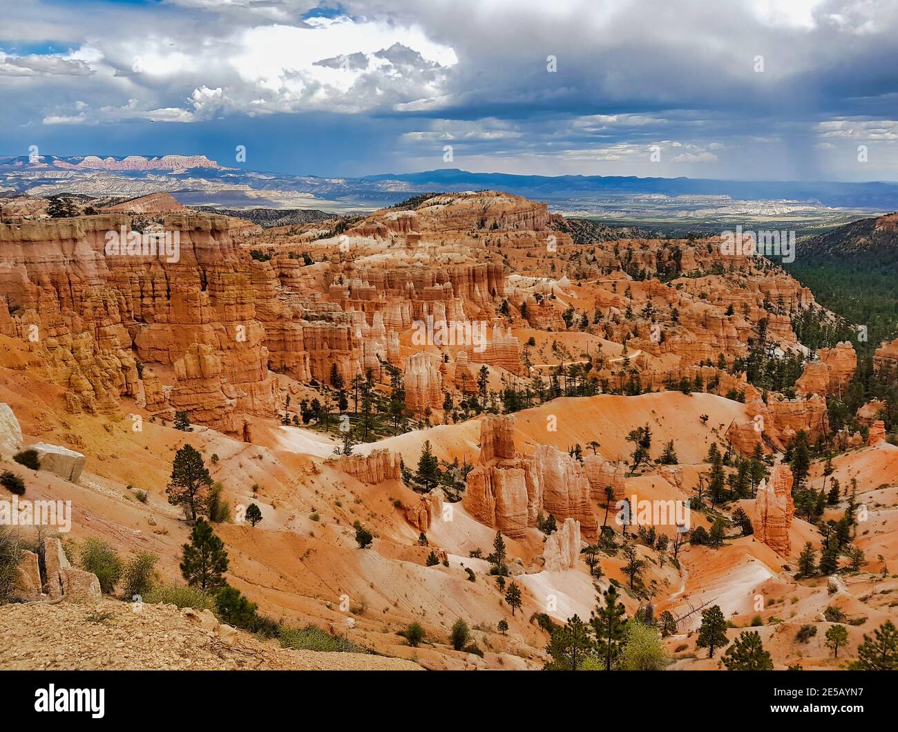 Faszinierende Aufnahme des Bryce Canyon National Park Stockfoto