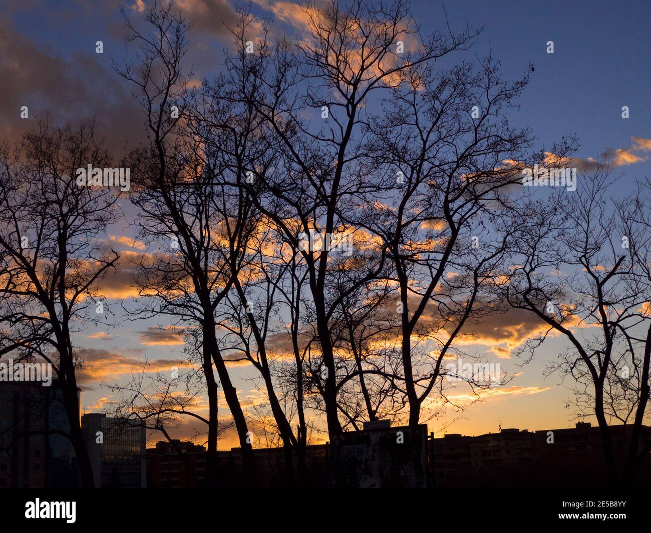 Sonnenuntergang Stockfoto