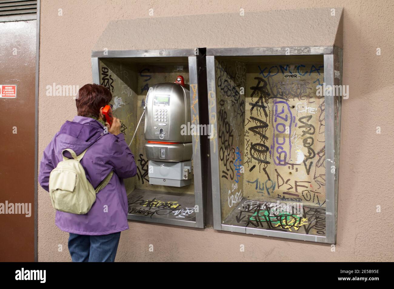 Telefonanruf Stockfoto