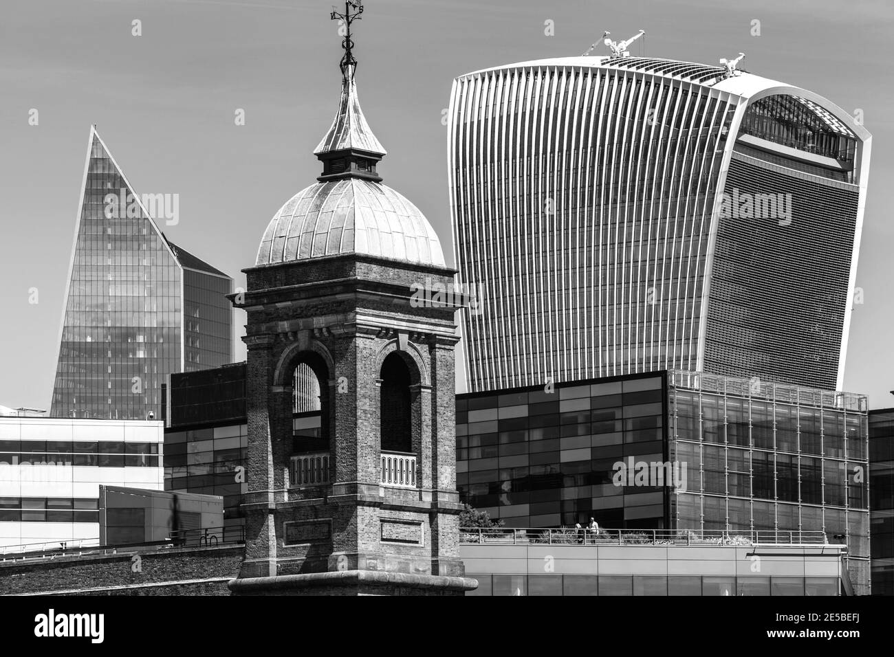 Skyline der City of London, London, Großbritannien. Stockfoto