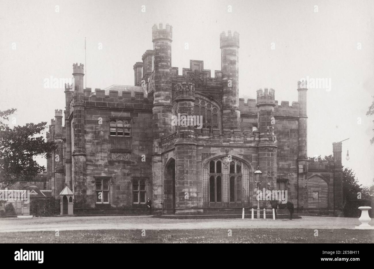 um 1900 Vintage-Foto: Australien - Sydney, Government House. Stockfoto