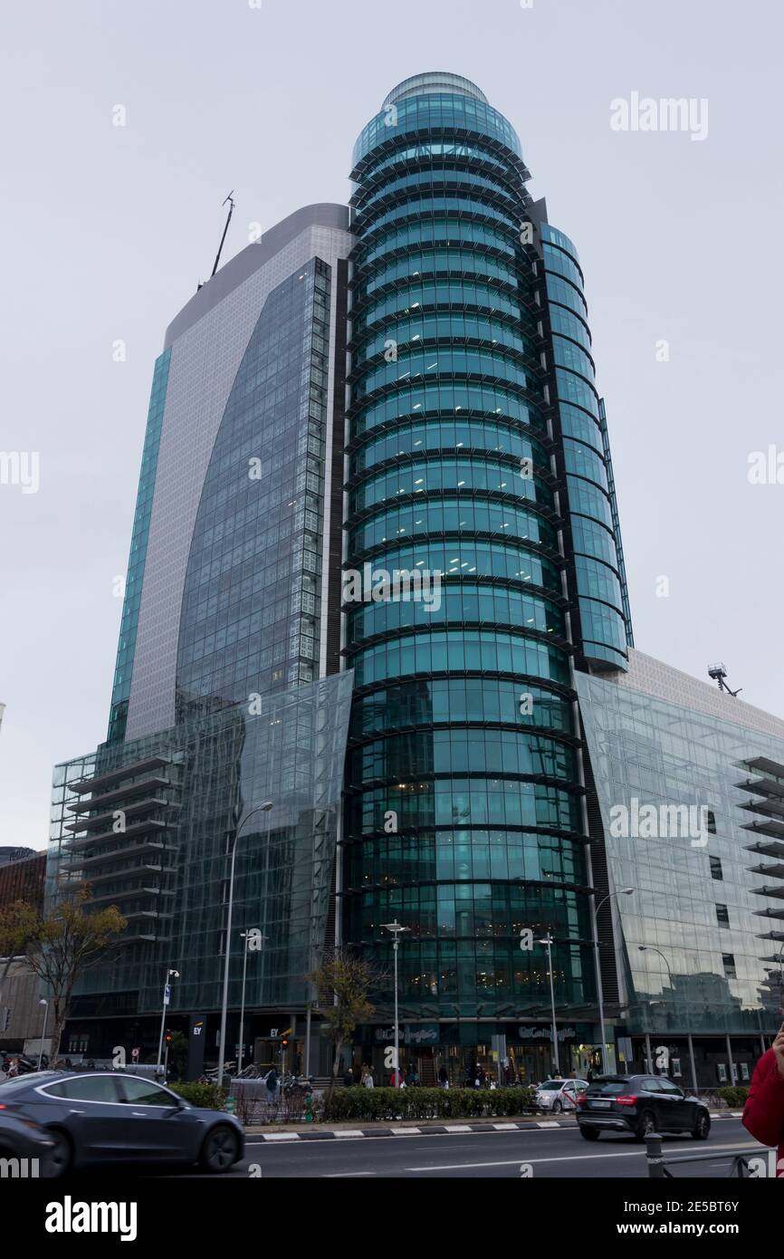 El Corte Inglés Flagshipstore in Madrid (Spanien). Stockfoto