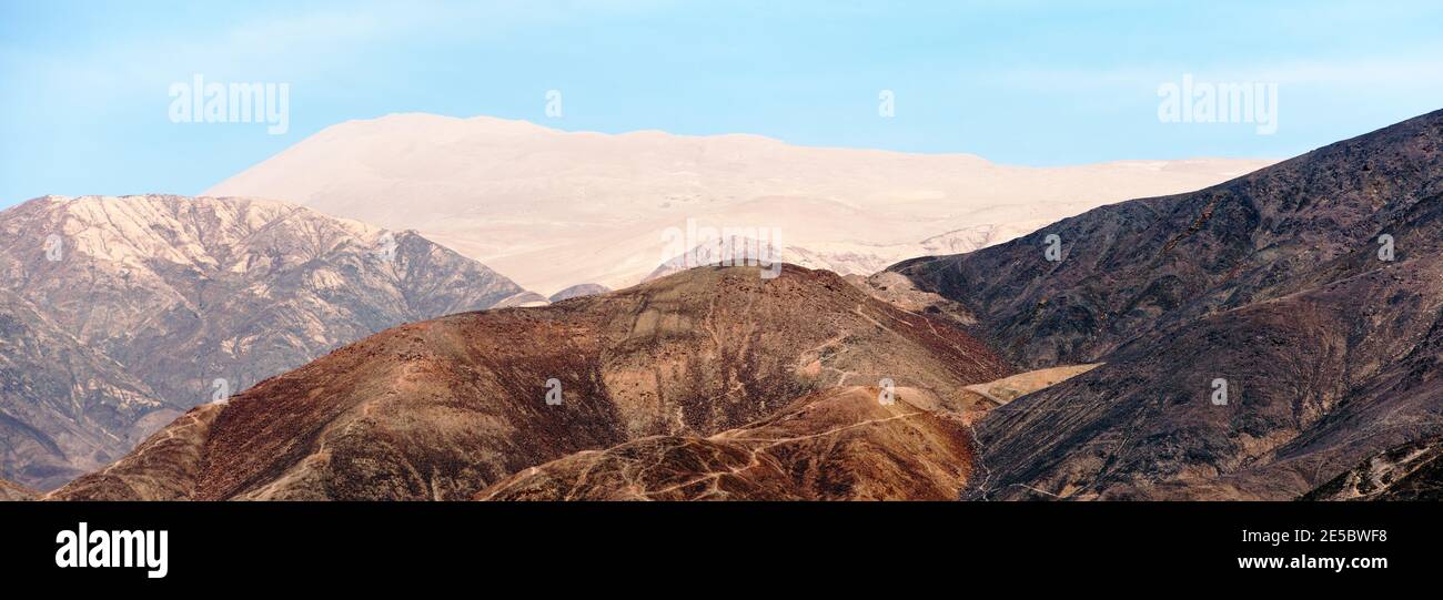 Cerro Blanco Sanddüne, eine der höchsten Dünen der Welt in der Nähe von Nasca oder Nazca Stadt in Peru Stockfoto