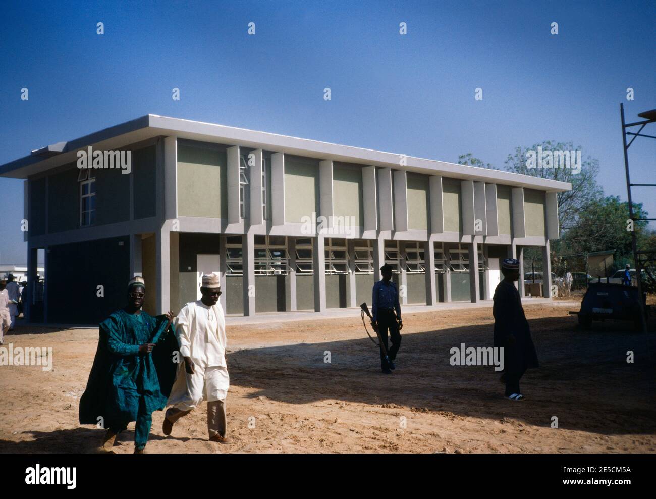 Kano Nigeria Islamic Center & Besucher Stockfoto