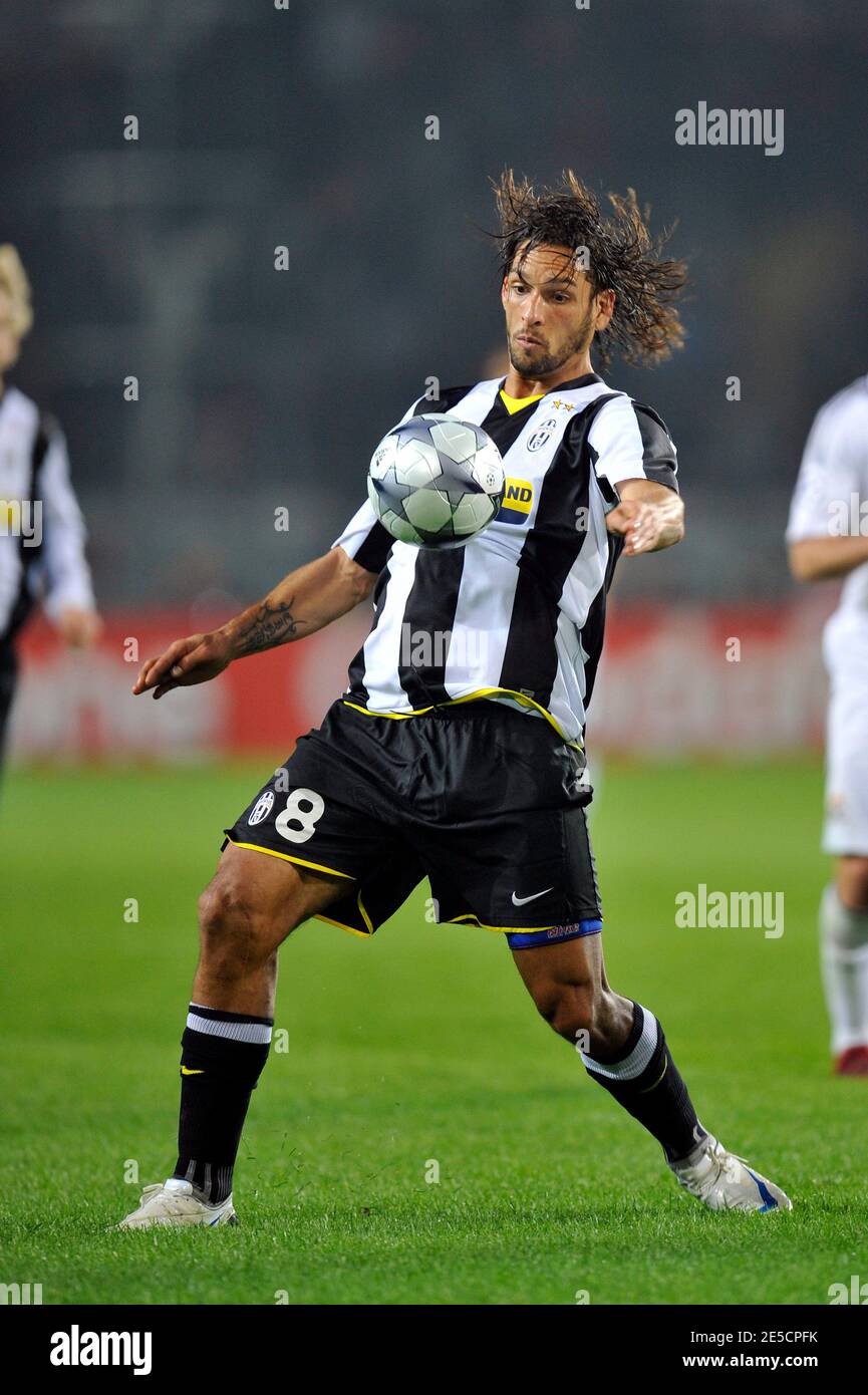 Juventus' Amauri Carvalho beim Champions-League-Fußballspiel, Juventus FC gegen Real Madrid CF am 21. Oktober 2008 im Olympiastadion in Turin, Italien. Juventus gewann 2:1. Foto von Stephane Reix/ABACAPRESS.COM Stockfoto