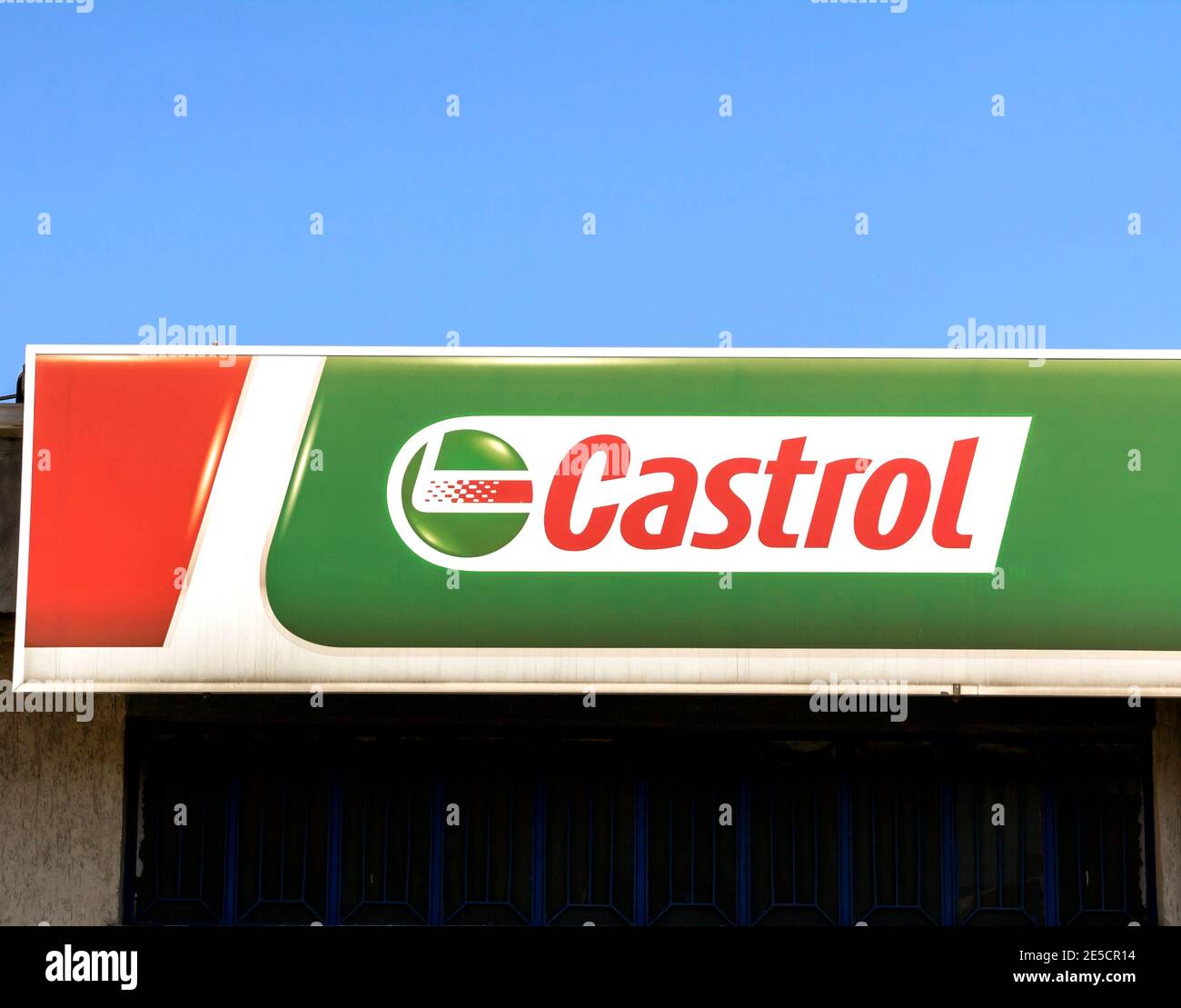 Ankara, Türkei : Castrol Service Point. Castrol ist eine globale britische Marke für Industrie- und Automobilschmierstoffe Stockfoto