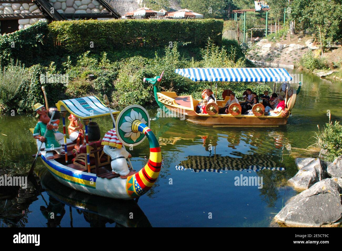Am 23. Oktober 2008 wird die neue Attraktion "die Wikinger steigen aus" im Parc Asterix in Marne-la-Vallee bei Paris, Frankreich, eröffnet. Foto von Alain Apaydin /ABACAPRESS.COM Stockfoto