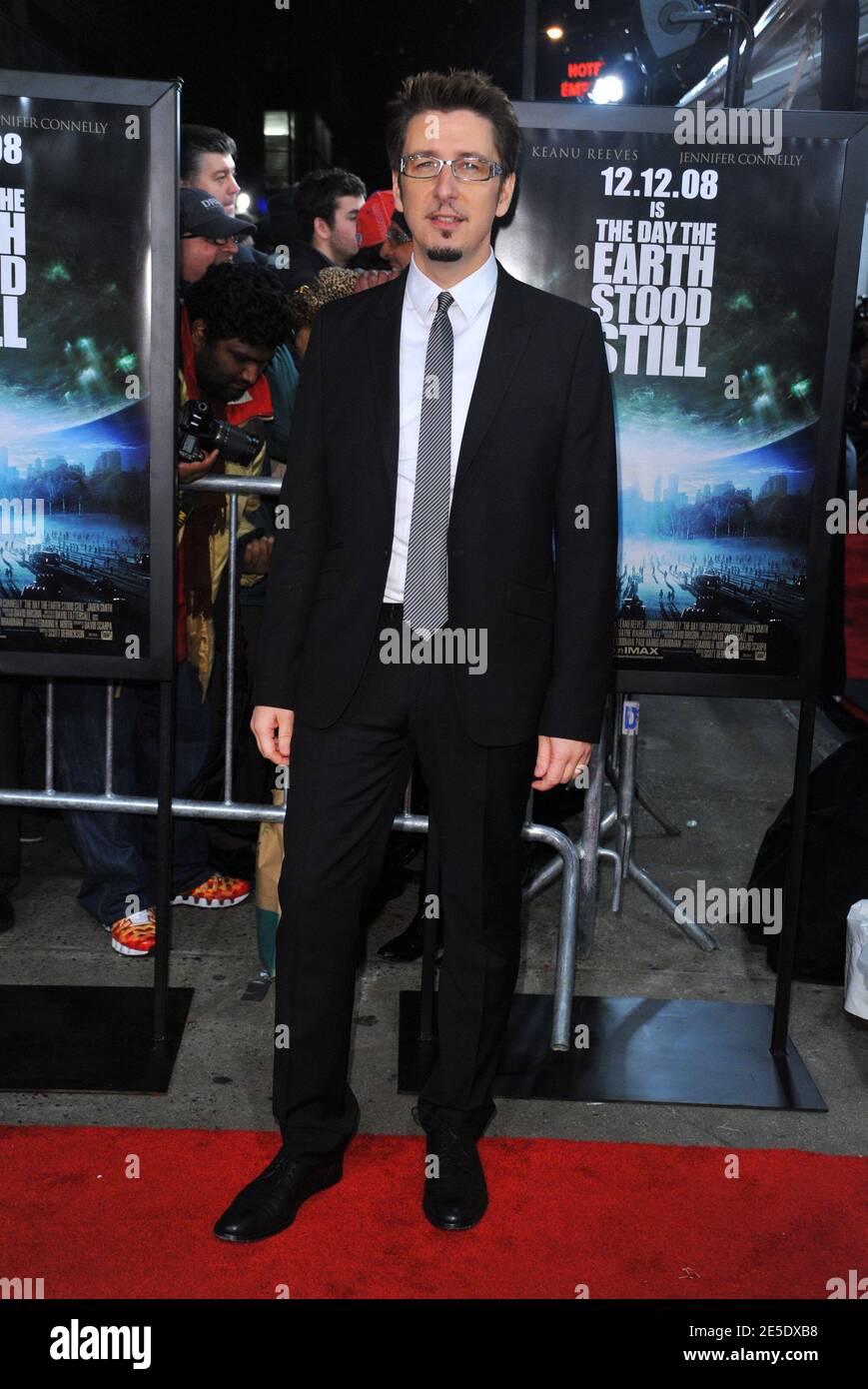 Regisseur Scott Derrickson nimmt an der Premiere von "The Day The Earth Standed Still" Teil, die am 9. Dezember 2008 auf dem AMC Loews Lincoln Square in New York City, NY, USA, stattfand. Foto von Gregorio Binuya/ABACAPRESS.COM Stockfoto