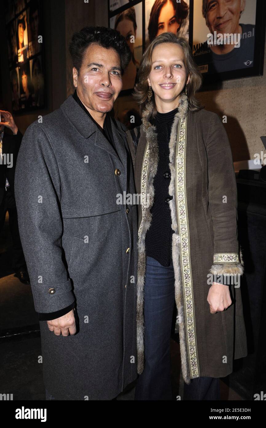 Igor Bogdanov und seine Frau Amelie de Bourbon de Parme bei einer Party von "Les Editions Du Chene" im Mini Palais in Paris, Frankreich am 16. Dezember 2008 statt. Foto von Medhi Taamallah/ABACAPRESS.COM Stockfoto