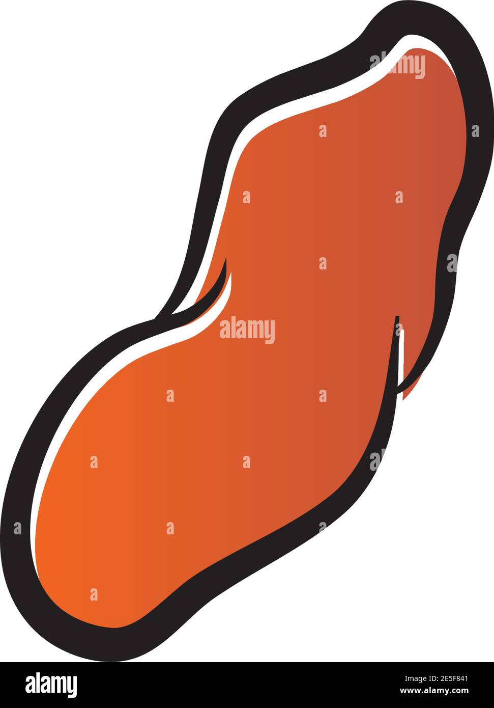 Peanut Pflanze Logo Design Vektor Vorlage Stock Vektor