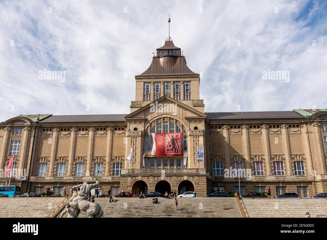 Die markante Architektur des Nationalmuseums in Stettin, Polen Stockfoto