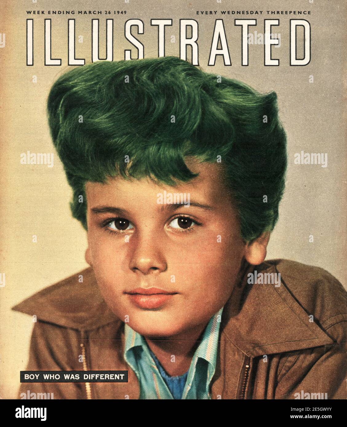 1949 Illustriertes Magazin Schauspieler Dean Stockwell Stockfoto