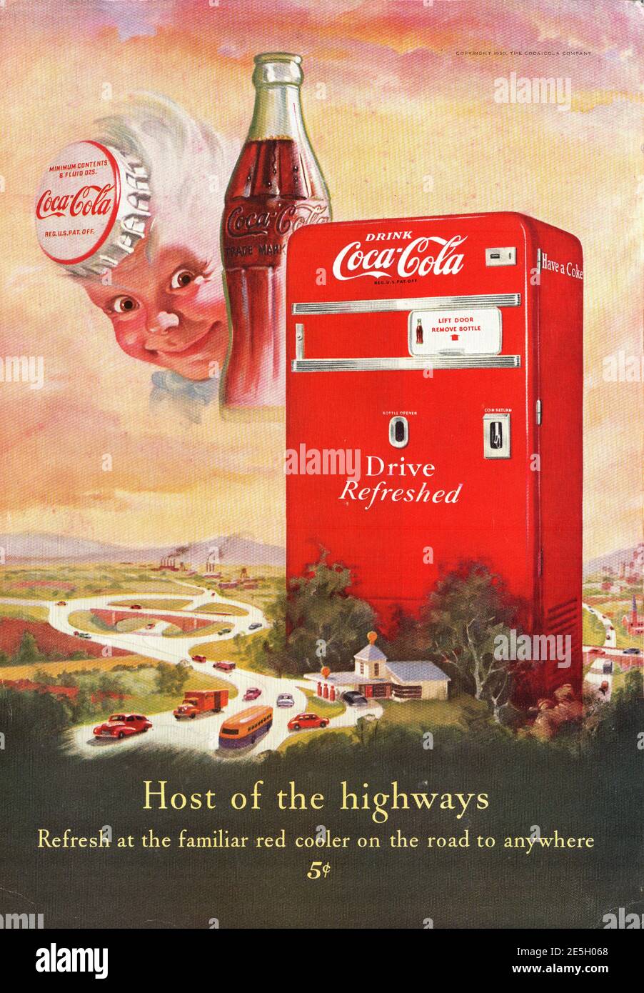 Coke Cola Advert Stockfotos und -bilder Kaufen - Alamy