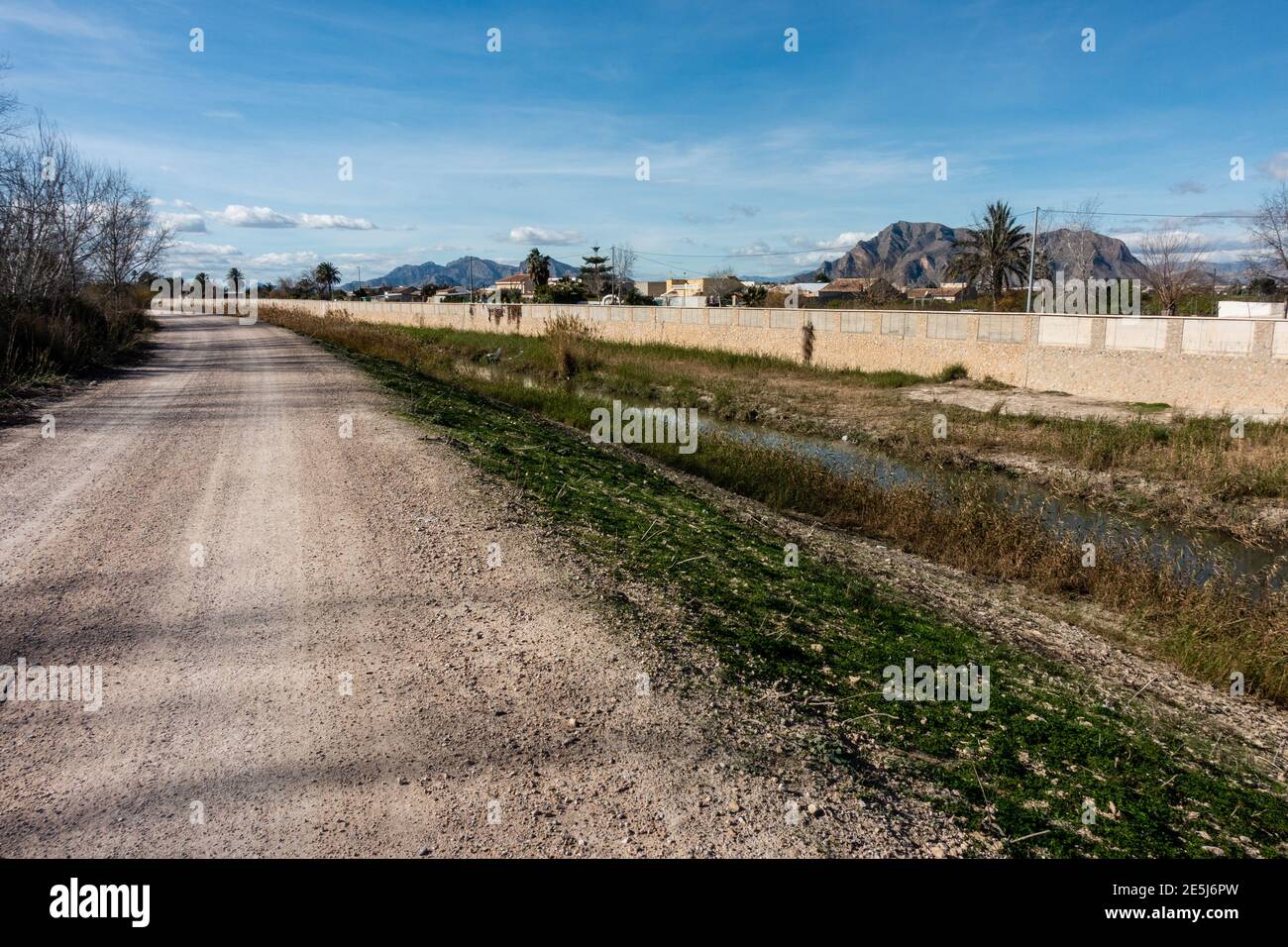 Fluss im winter Stockfoto