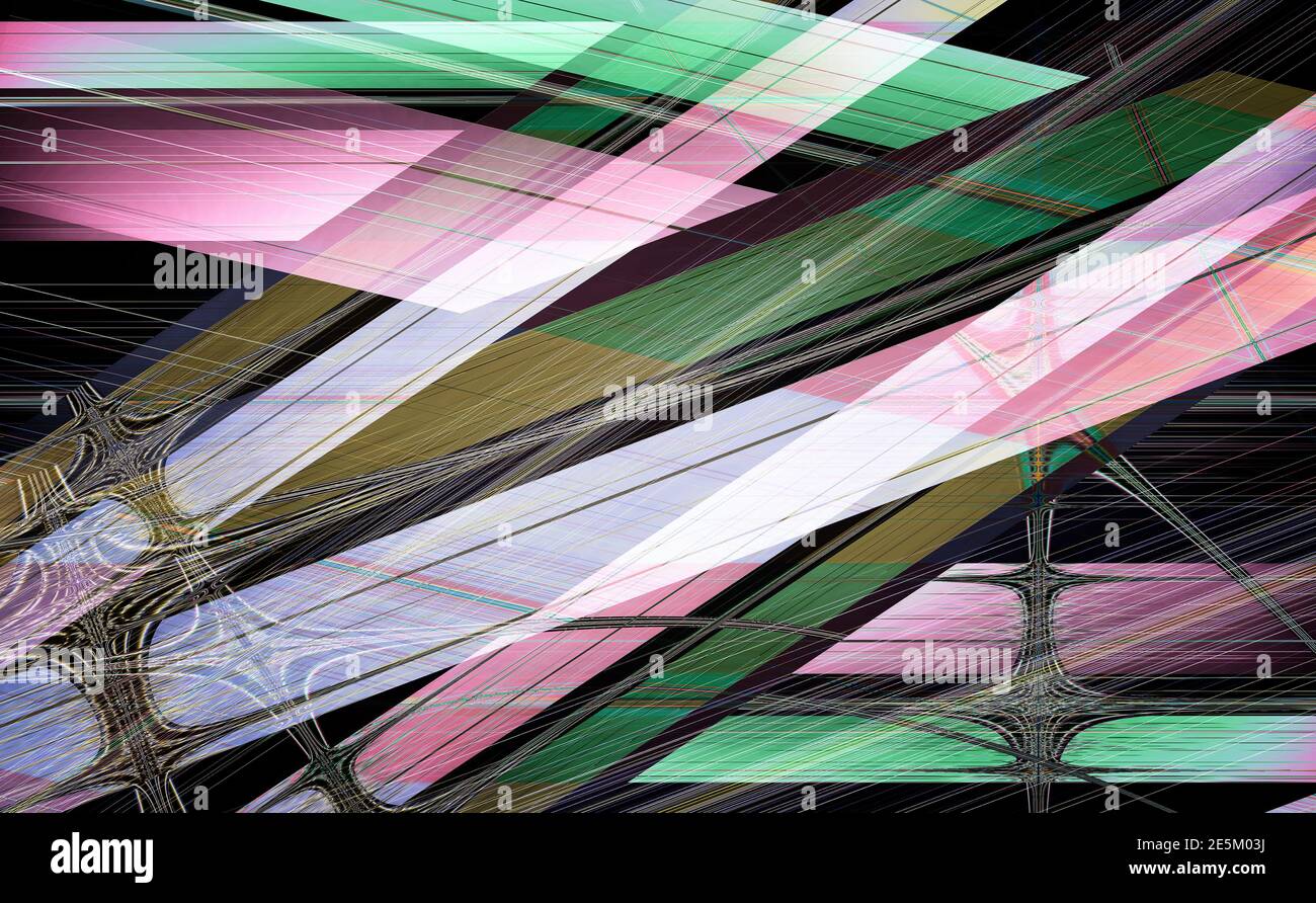 Helles abstraktes Hintergrundbild im geometrischen Stil Stockfoto