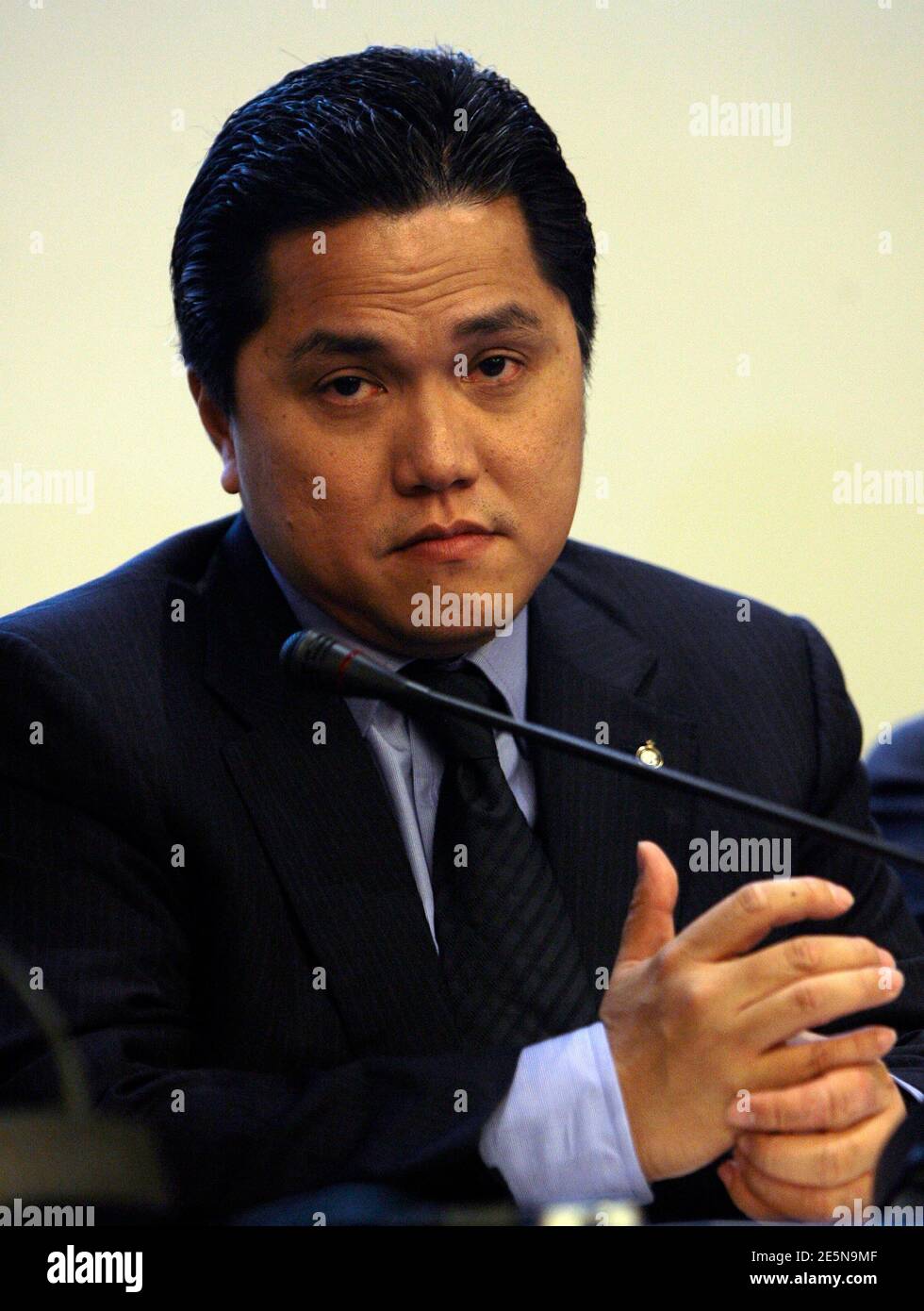 Erick Thohir And Massimo Moratti Stockfotos Und Bilder Kaufen Alamy
