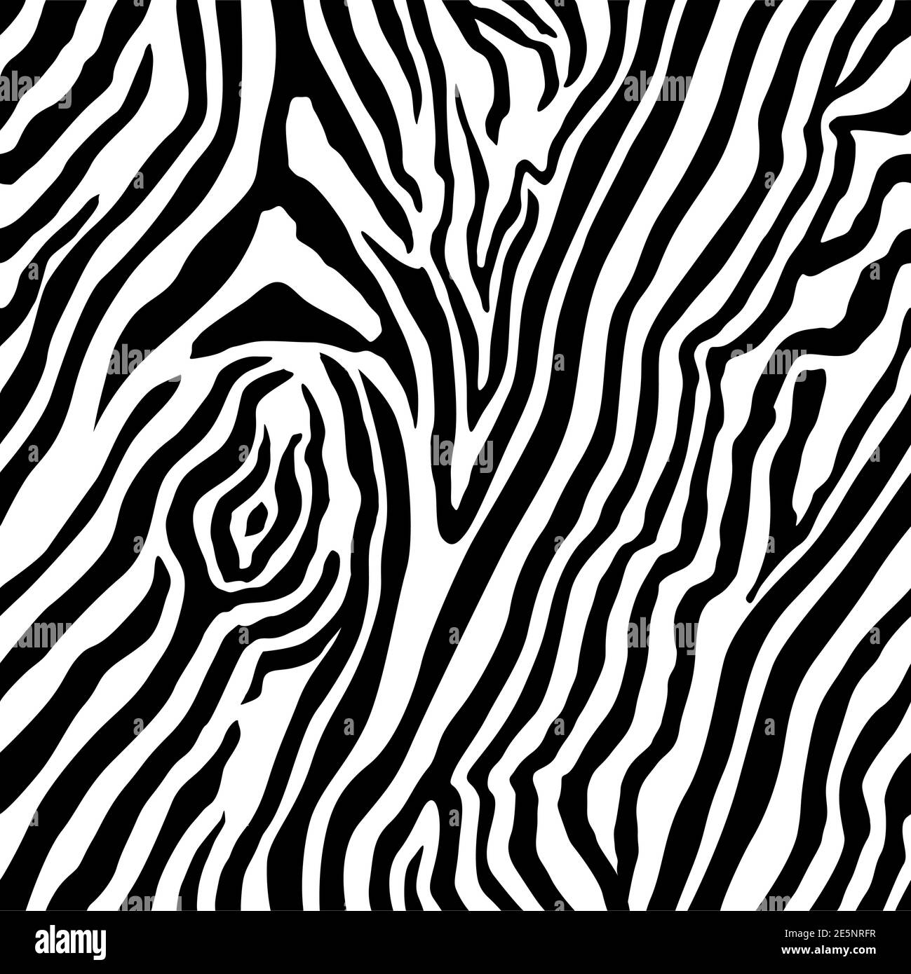 Nahtlos Wiederholendes Zebramuster. Perfekt für Arten Kleidung drucken, Tapeten, Hintergrund etc. Stock Vektor