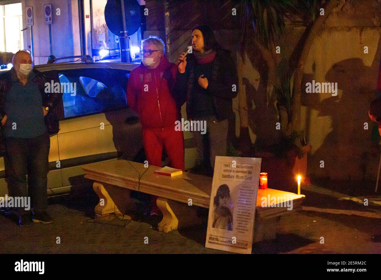 Roma- Rione i Monti- Via degli Zingari Stockfoto