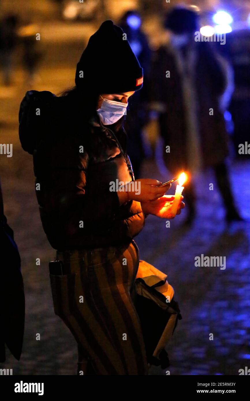 Roma- Rione i Monti- Via degli Zingari Stockfoto