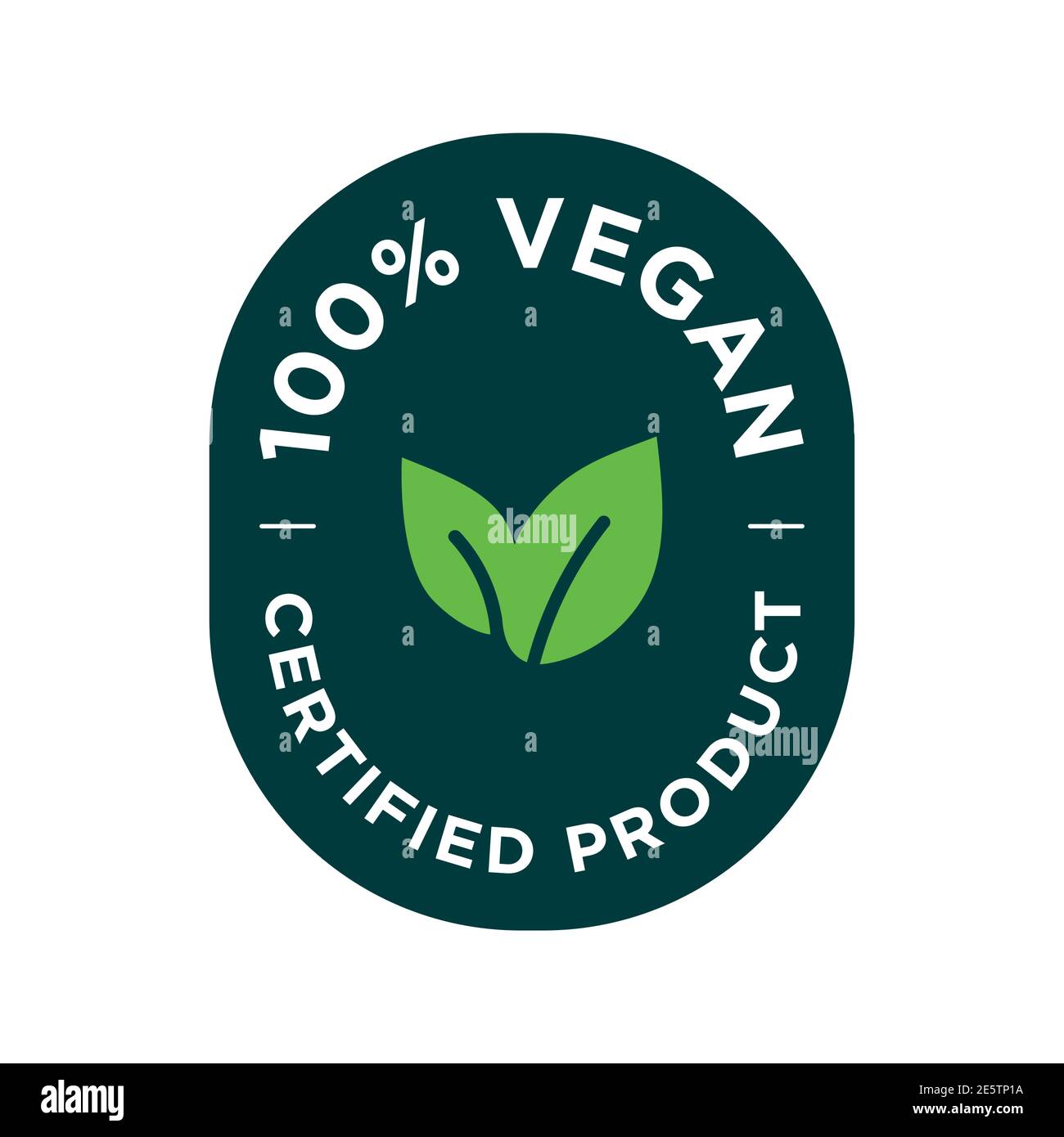 Veganes Vektorsymbol. Stock Vektor