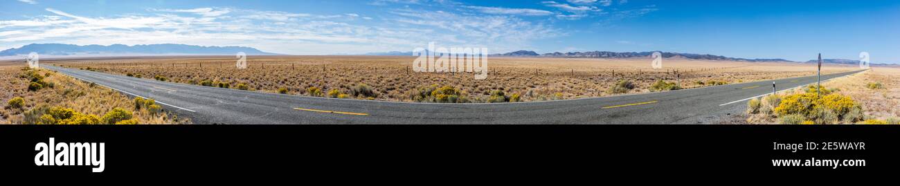 Entlang des Highway 21 in Beaver County, West Utah, USA. Stockfoto