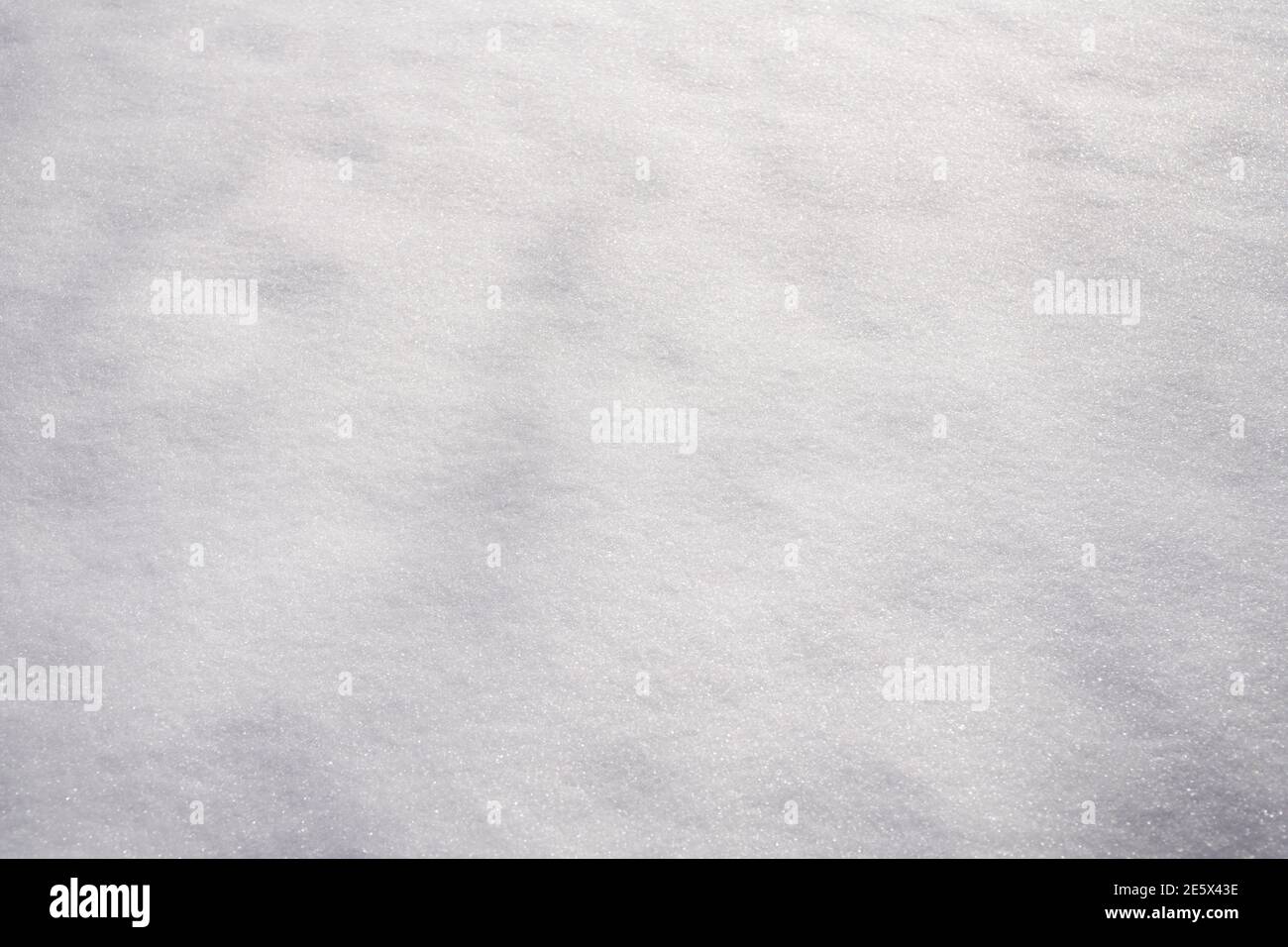 Die Textur der Schneeoberfläche Stockfoto