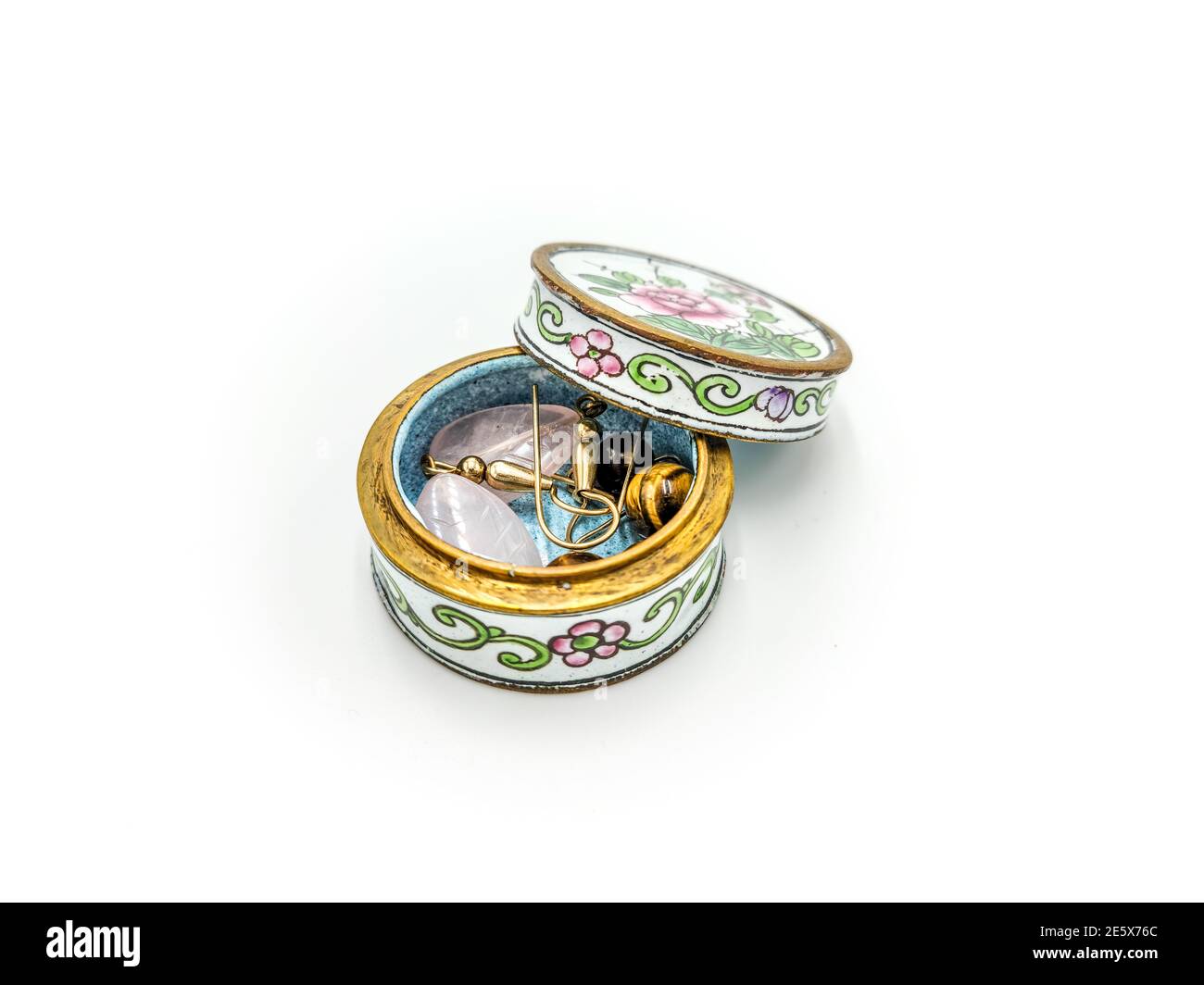 Schmuck Ohrringe in Vintage-Schmuck für die Sammlung Stockfoto