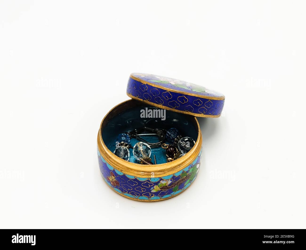 Schmuck Ohrringe in Vintage-Schmuck für die Sammlung Stockfoto